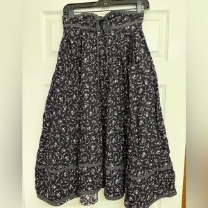 Jessica’s Gunnies Floral Black Skirt